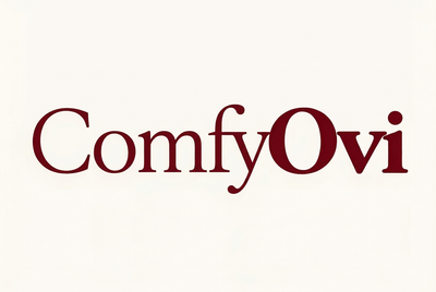 ComfyOvi logo met vette Ovi